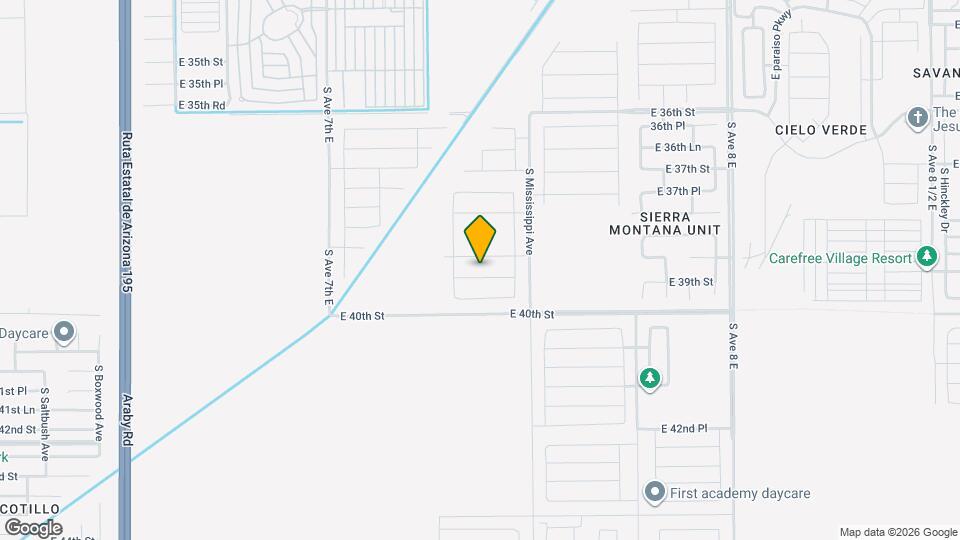 7326 E 39th St Map and Location Details