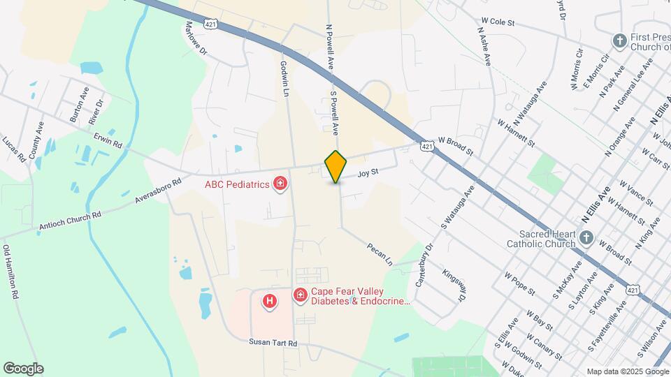 602 S Powell Ave Map and Location Details