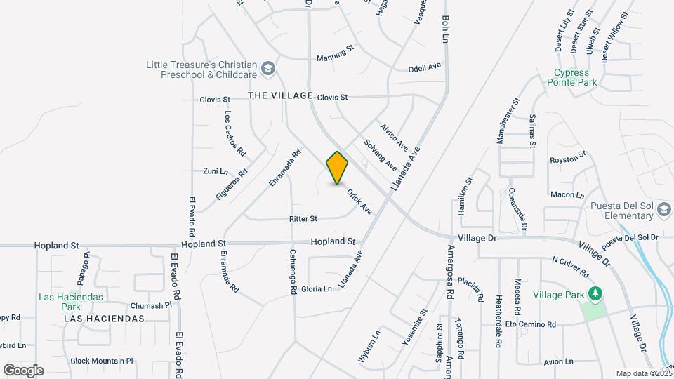 16252 Orick Ave Map and Location Details