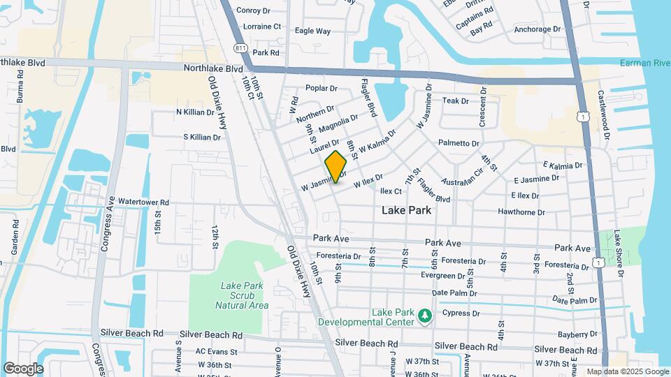 861 W Ilex Dr Map and Location Details