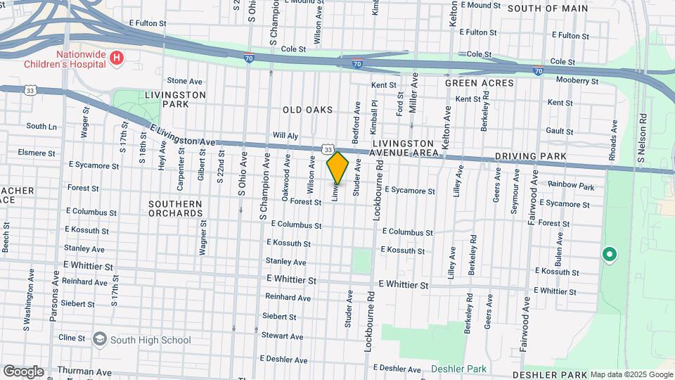 890 Linwood Ave Map and Location Details