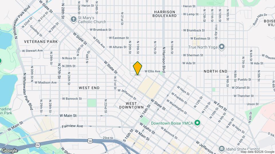 1818 W Washington St Mapa y Detalles de la Ubicación