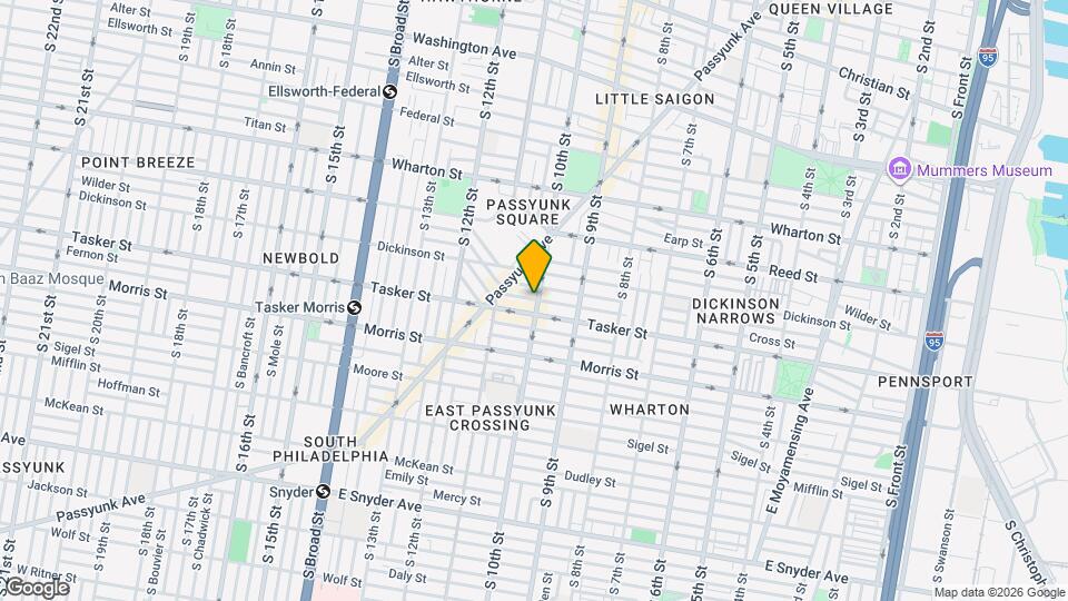1526 S 10th St Map and Location Details