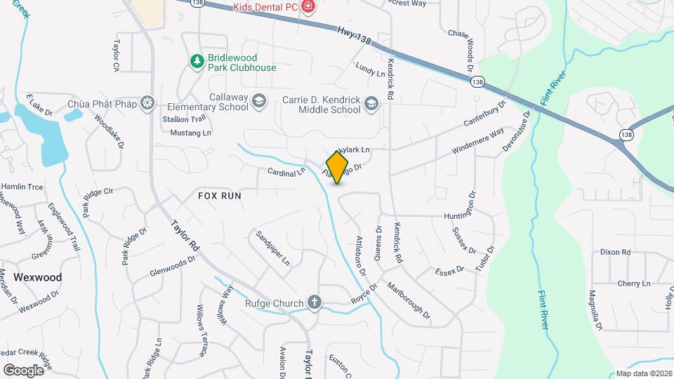 8117 Attleboro Dr Mapa y Detalles de la Ubicación