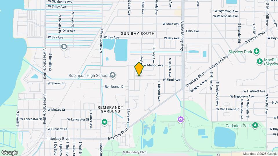 6313 S Clark Ave Map and Location Details