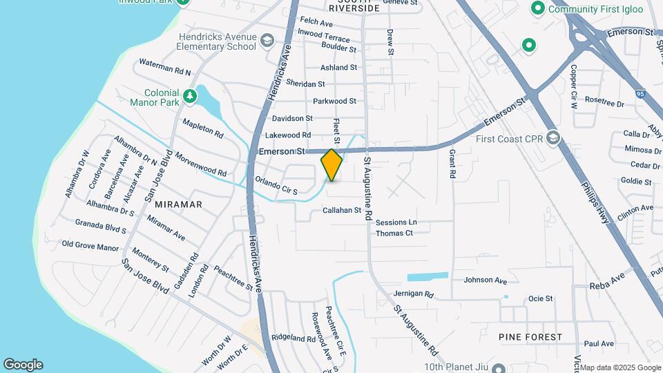 1720 Brooker Rd Map and Location Details