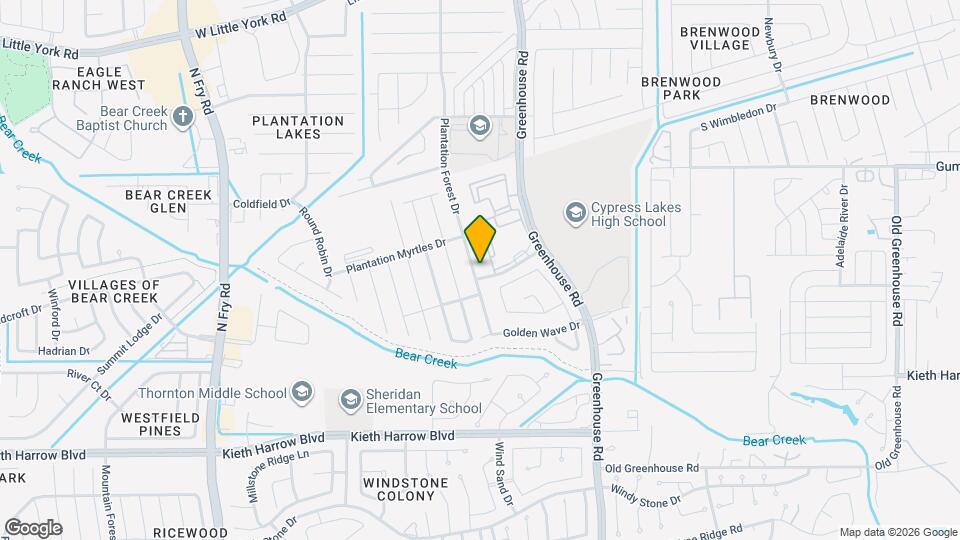 5530 Plantation Forest Dr Map and Location Details