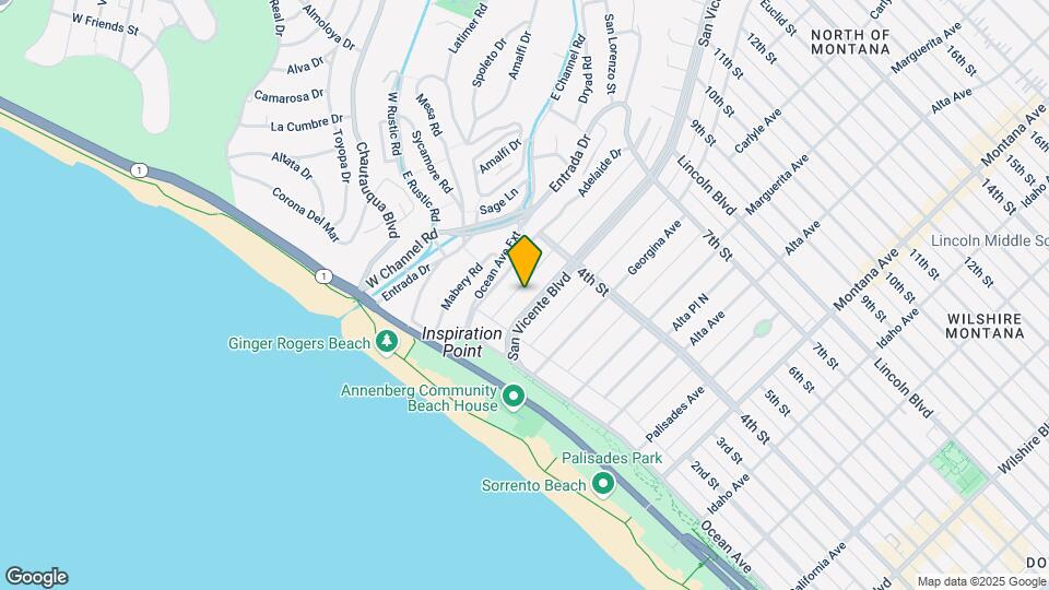 211 San Vicente Blvd Mapa y Detalles de la Ubicación