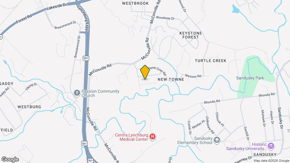 412 Three Creeks Ct Map and Location Details