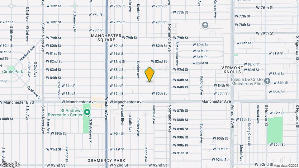 1515 W 84th Pl Mapa y Detalles de la Ubicación