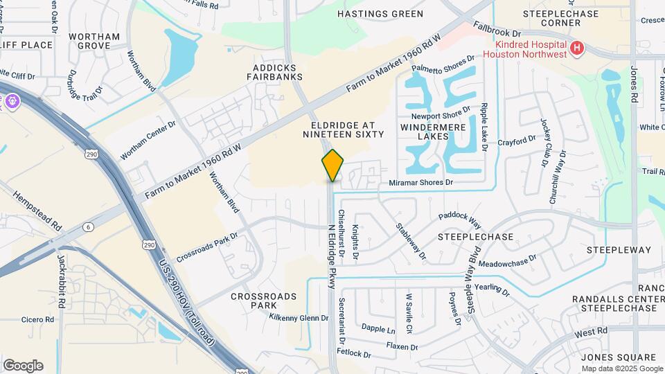 9868 N Eldridge Pkwy Map and Location Details