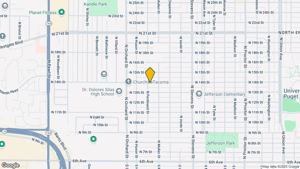 4822 N 14th St Map and Location Details