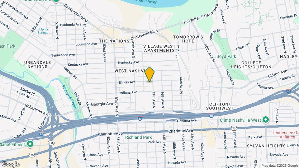 4703B Illinois Ave Map and Location Details