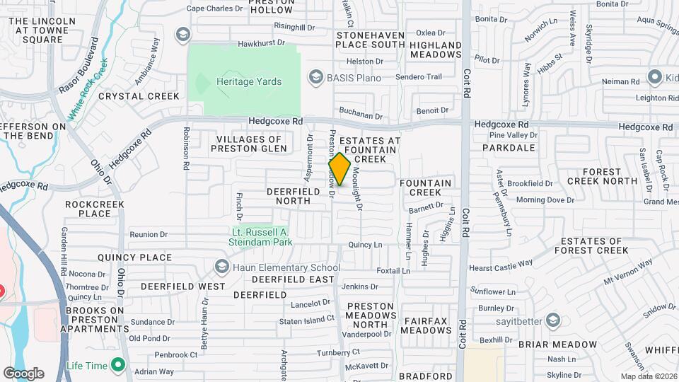 4416 Giovanni Dr Map and Location Details