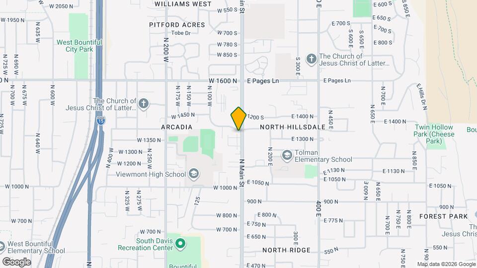 1291 N Main St Map and Location Details