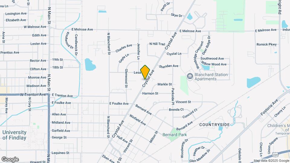 1602-1612 Crystal Ave Map and Location Details
