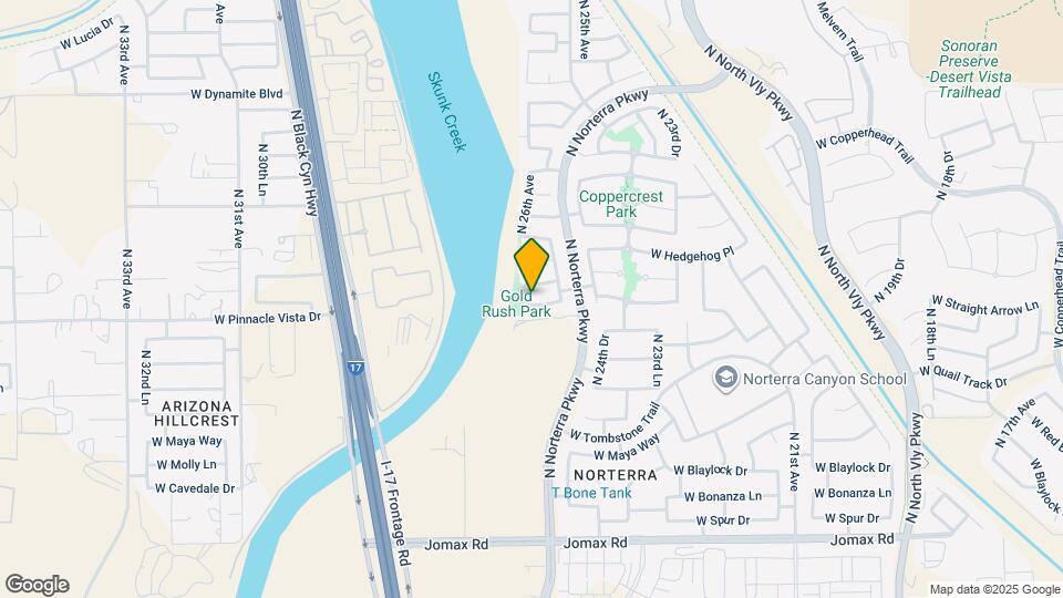 2528 W Straight Arrow Ln Map and Location Details