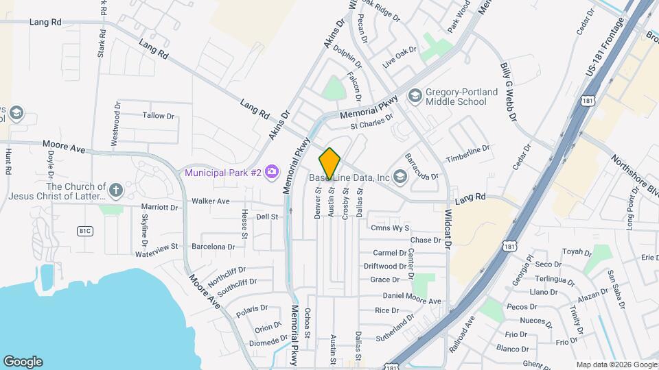 1719 Austin St Map and Location Details