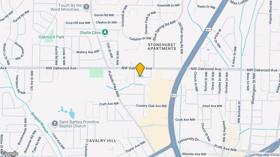 1901 Canterbury Cir NW Map and Location Details