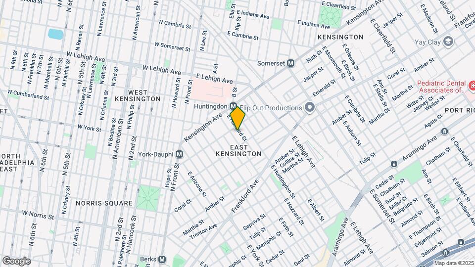 1914 E Hazzard St Map and Location Details