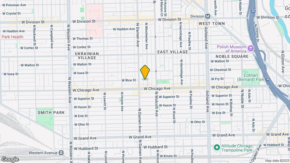 826 N Winchester Ave Mapa y Detalles de la Ubicación