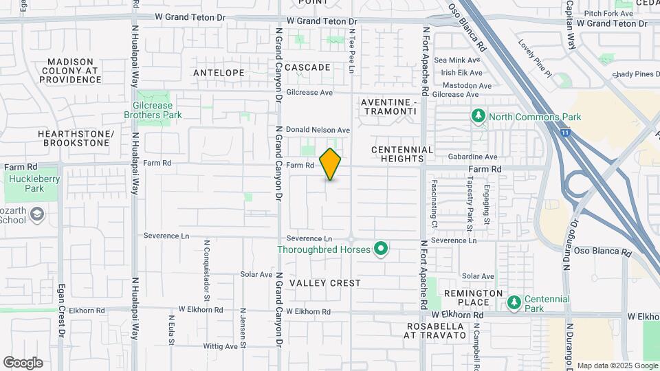 7516 Cliff Peaks St Map and Location Details