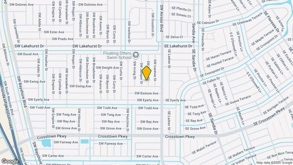 1192 SW Ithaca St Mapa y Detalles de la Ubicación