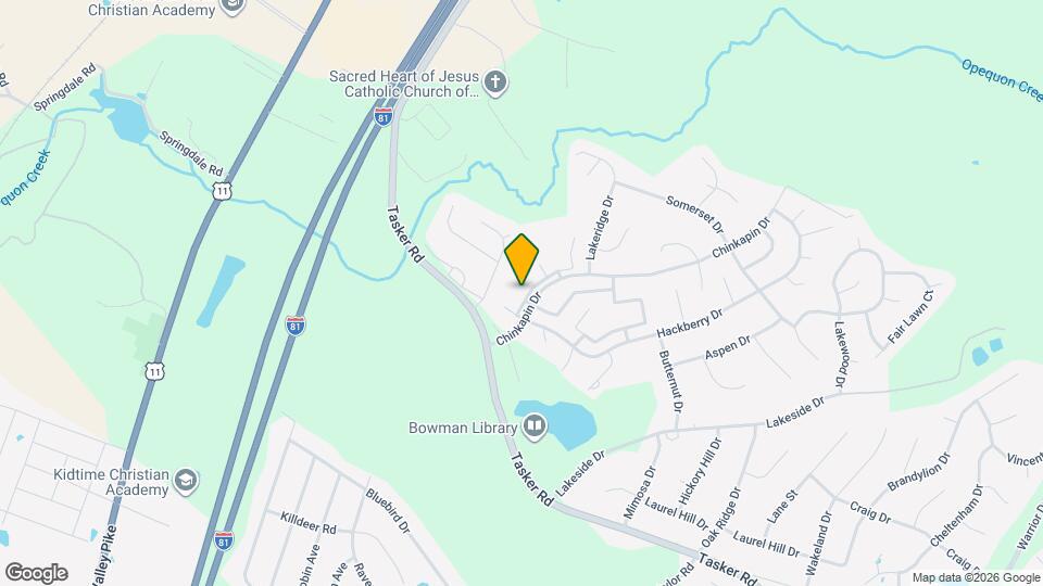 102-107 Timberlake Terrace, Unit 7 Map and Location Details