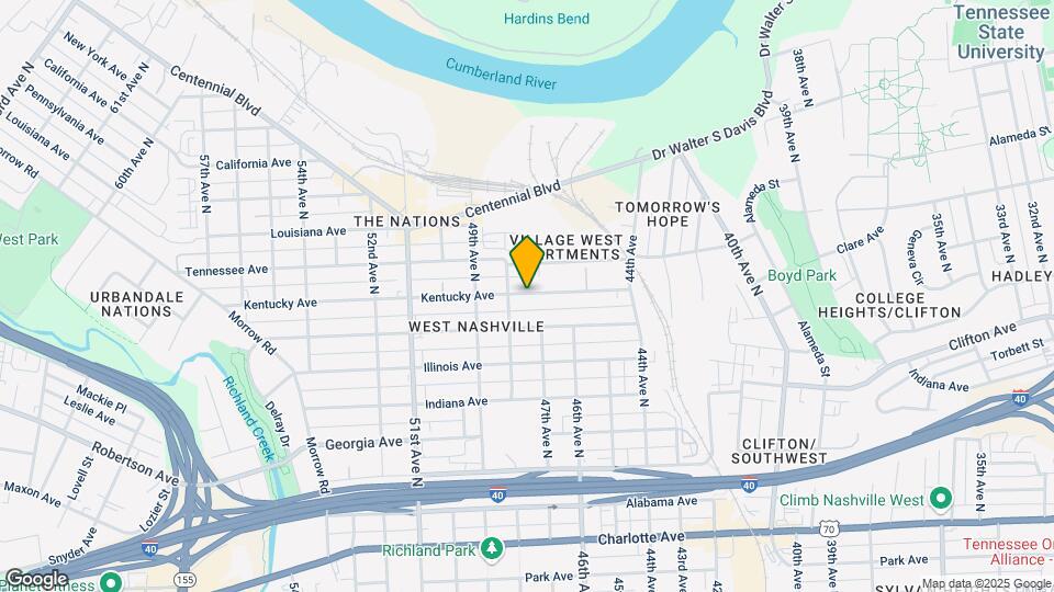 4705 Kentucky Ave, Unit A Map and Location Details