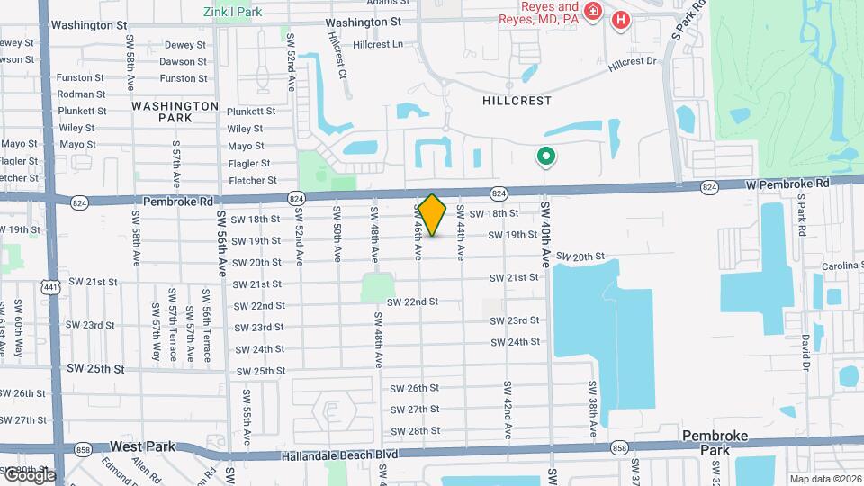 4510 SW 19th St Mapa y Detalles de la Ubicación