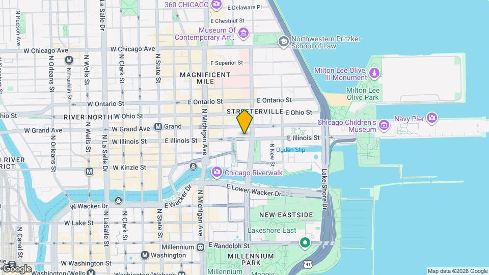 288 E Illinois St Map and Location Details