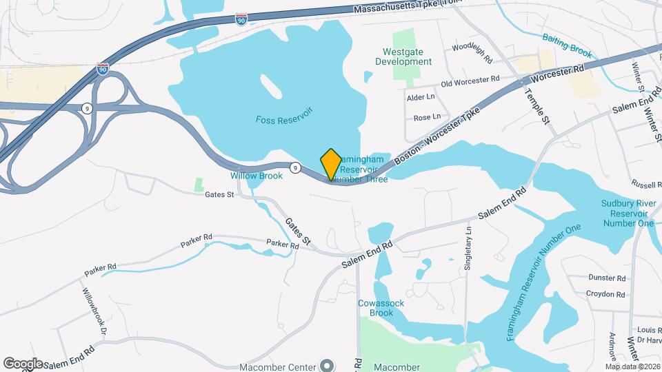 1500 Worcester Rd-Unit -112 Map and Location Details