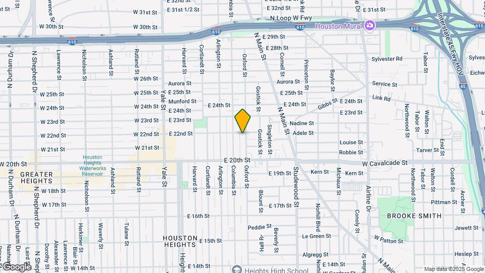2121 Oxford St Map and Location Details