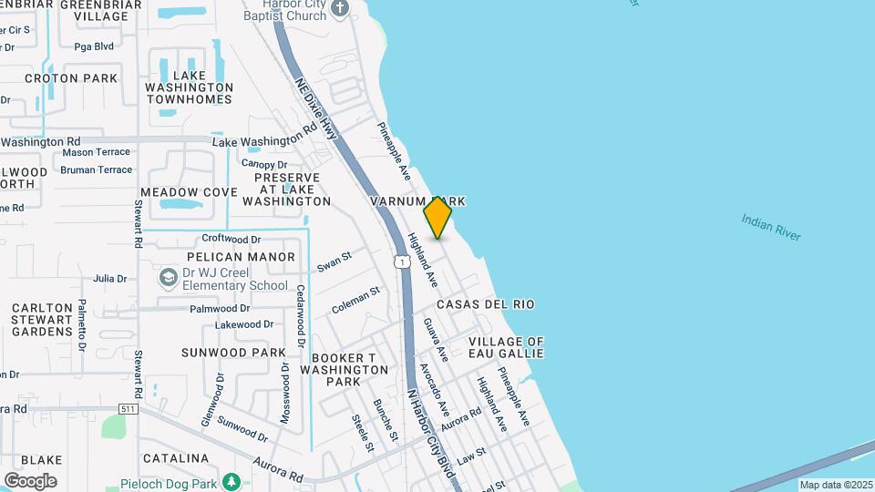 2196 Pineapple Ave Mapa y Detalles de la Ubicación