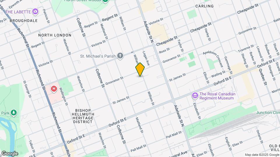 873 William St Map and Location Details