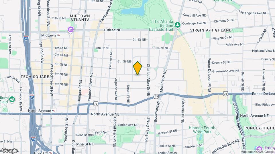 389 6th St NE Map and Location Details