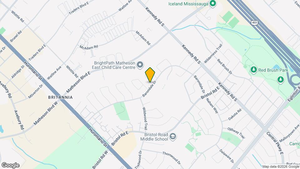 5426 Antrex Crescent Map and Location Details