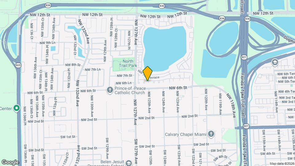680 NW 124th Pl Map and Location Details