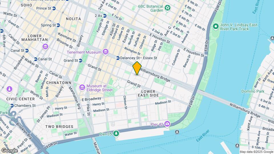 157 Broome St Map and Location Details