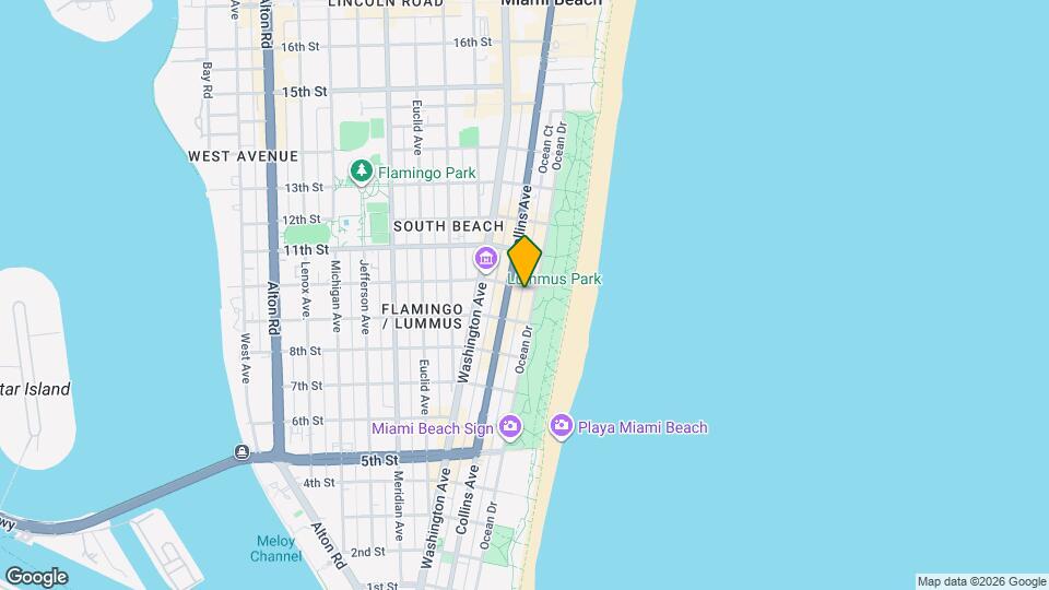 948 Ocean Dr, Unit SI ID1540480P Mapa y Detalles de la Ubicación