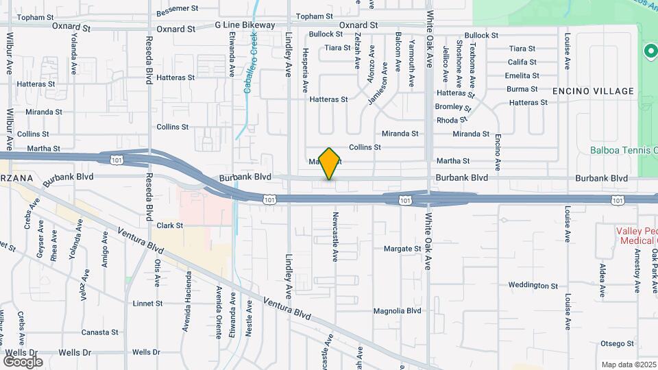 Encino Apartments Map and Location Details