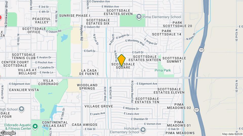 3008 N 83rd Pl Map and Location Details