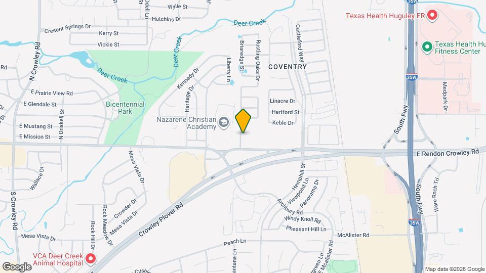 12313 Treeline Dr Map and Location Details