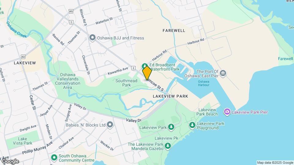 1418 Simcoe St S Map and Location Details