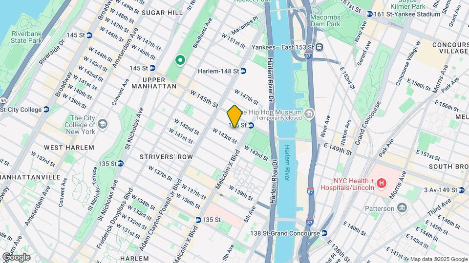 104-110 W 144th St Mapa y Detalles de la Ubicación