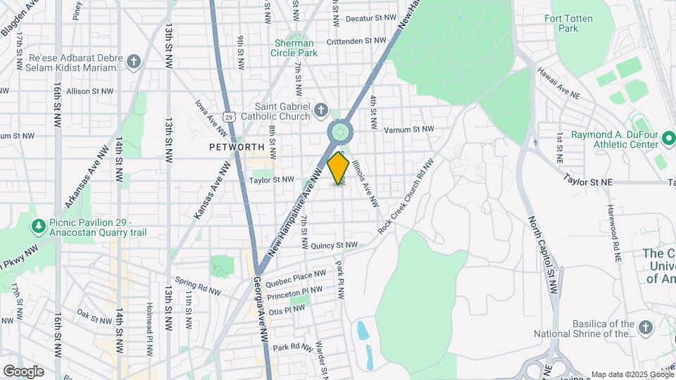 4012 5th St NW Map and Location Details