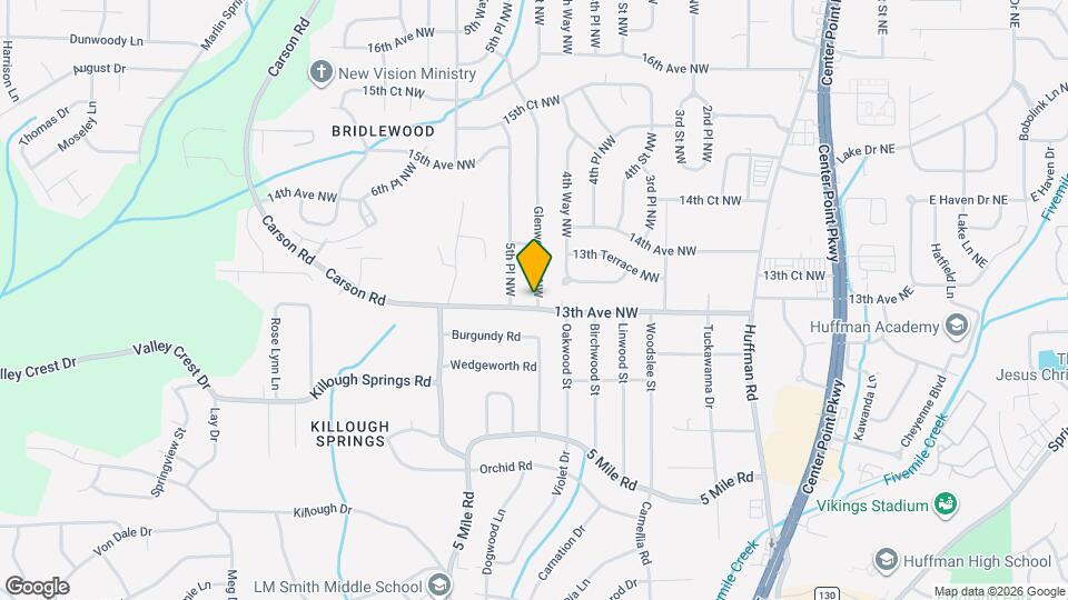 400 13th Ave NW Map and Location Details