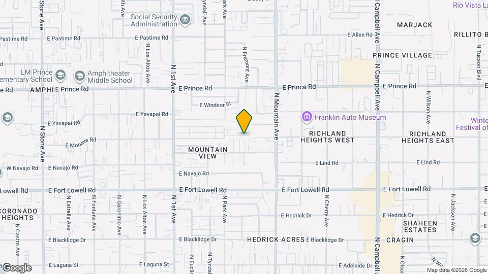 1110 E Descent St Map and Location Details