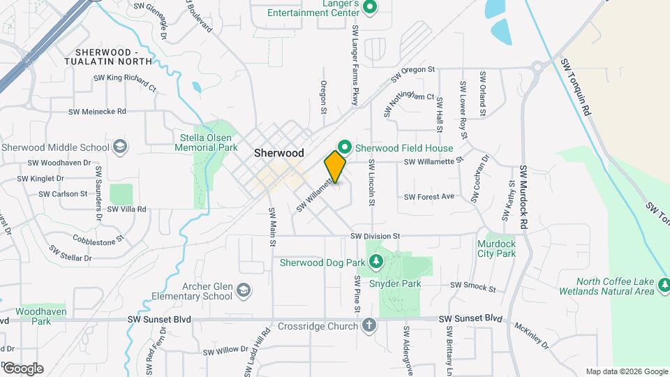 22745 SW Orcutt Pl Mapa y Detalles de la Ubicación
