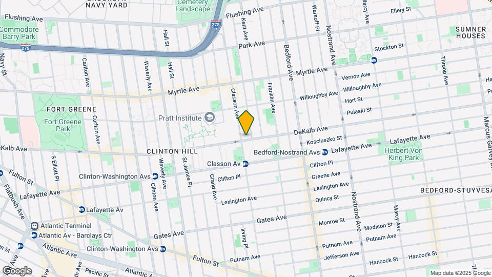 435 Dekalb Ave-Unit -2R Mapa y Detalles de la Ubicación